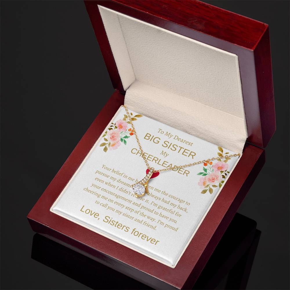 For My Beloved Big Sister – Alluring Beauty Necklace Gift | A Gorgeous Keepsake to Cherish Forever