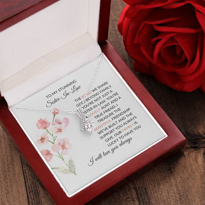 To My Stunning Sister-in-law Necklace | Eternal Beauty Necklace | Sister-in-Law Gift