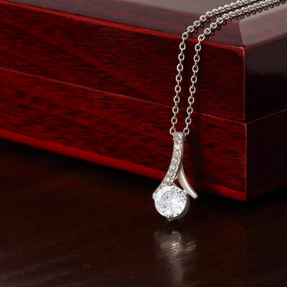 To My Little Wonder - From Aunt to Niece Alluring Beauty Necklace - SOUVMOUR