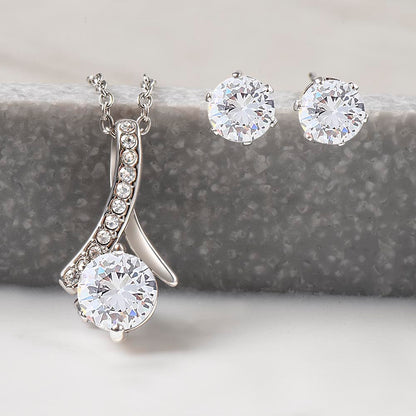 To My Braveheart Niece - From Aunt to Niece Alluring Beauty With Earrings - SOUVMOUR