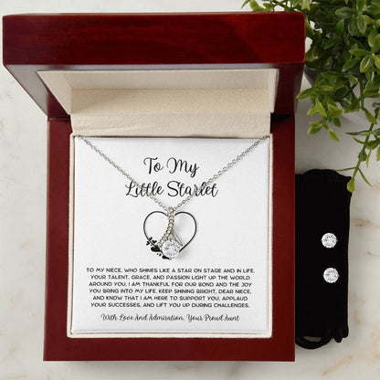 To My Little Starlet - From Aunt to Niece Alluring Beauty With Earrings - SOUVMOUR