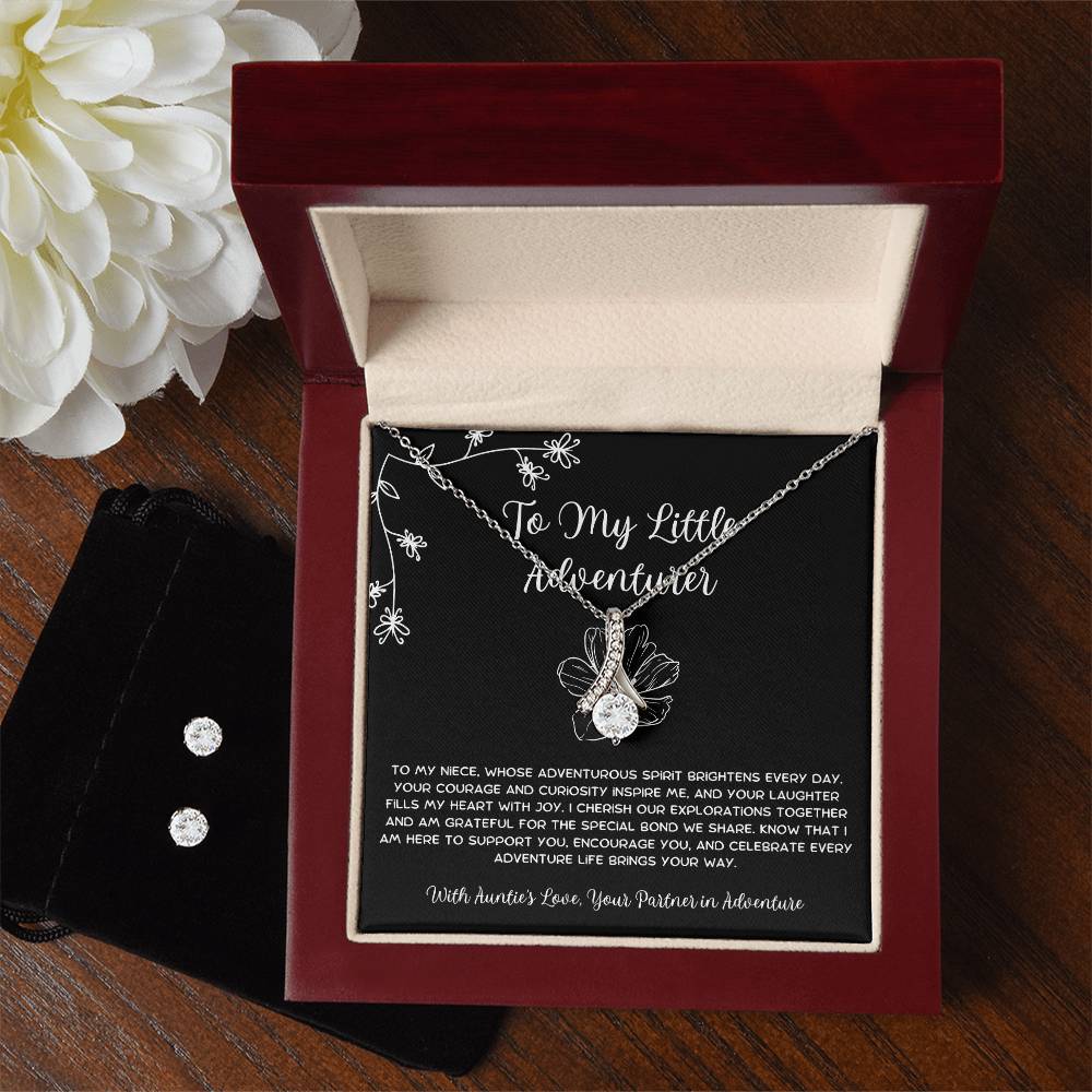 To My Little Adventurer - From Aunt to Niece Alluring Beauty With Earrings - SOUVMOUR