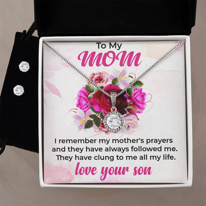 To My Gorgeous Mom | Beautiful Eternal Hope Jewelry Gift Set | A Gift Filled with Love | Necklace Gift For Mom