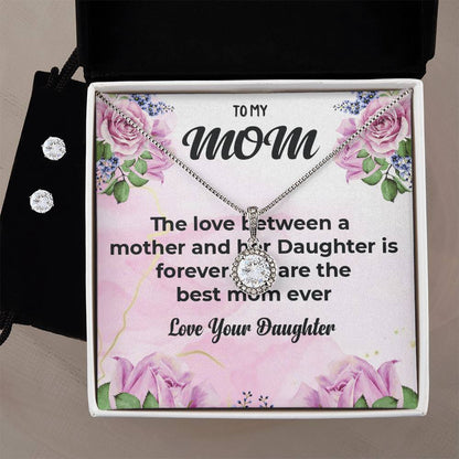 To My Mom | Heartfelt Eternal Hope Jewelry Set | A Gift for My Loving Mom | Necklace Gift For Mom