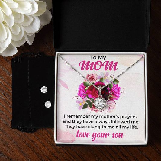 To My Gorgeous Mom | Beautiful Eternal Hope Jewelry Gift Set | A Gift Filled with Love | Necklace Gift For Mom