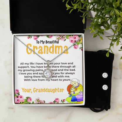 To My Beautiful Grandma | Eternal Hope Necklace Gift from Granddaughter | Gift for Grandma