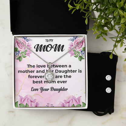 To My Mom | Heartfelt Eternal Hope Jewelry Set | A Gift for My Loving Mom | Necklace Gift For Mom