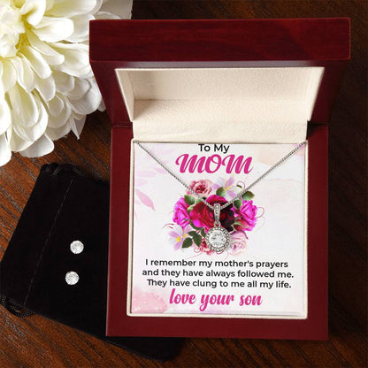 To My Gorgeous Mom | Beautiful Eternal Hope Jewelry Gift Set | A Gift Filled with Love | Necklace Gift For Mom