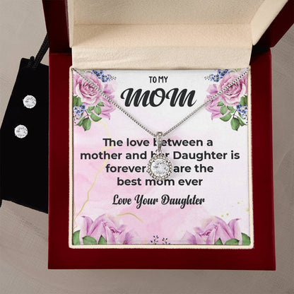 To My Mom | Heartfelt Eternal Hope Jewelry Set | A Gift for My Loving Mom | Necklace Gift For Mom