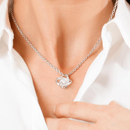 Elegant Love Knot Pendant Gift For Wife | Necklace For Her