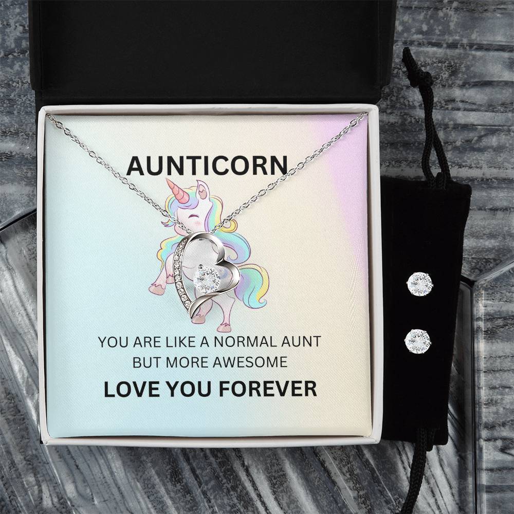 Aunticorn Necklace and Earring Set – A Fun Unicorn Gift for the Best  and Special Auntie - SOUVMOUR