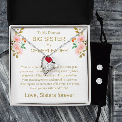 To My Treasured Big Sister | Forever Love Jewelry Set | A Special Way to Say ‘I Love You' To a Special Sister