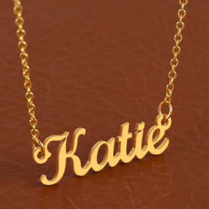 To My Wonderful Granddaughter Necklace | Custom Name with Heartfelt Message Necklace Gift from Grandma