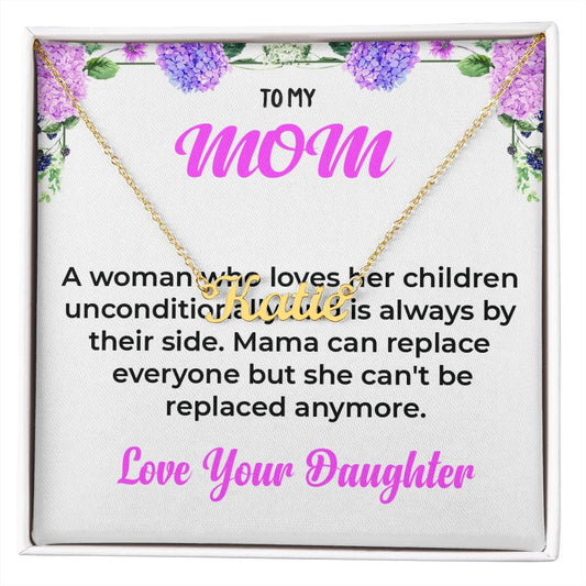 To My Dearest Mom | Custom Name Necklace Gift