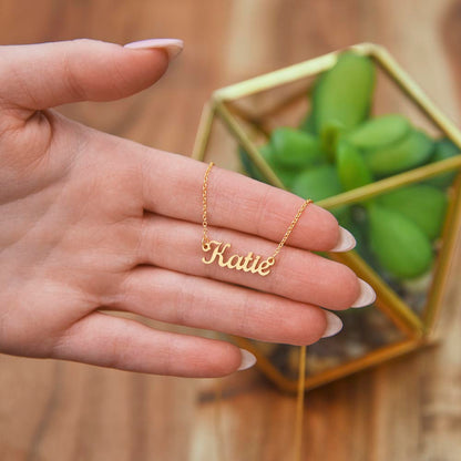 To My Little Wonder - From Aunt to Niece Custom Name Necklace - SOUVMOUR