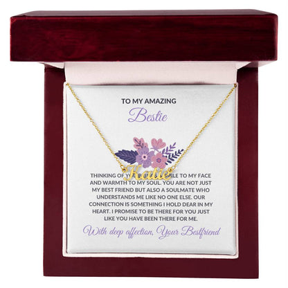 Custom Name Necklace | To My Amazing Best Friend - Personalized Necklace | Friendship Gift