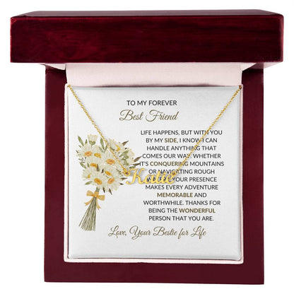 Custom Name Necklace | To My Forever Best Friend - Personalized Necklace | Friendship Gift