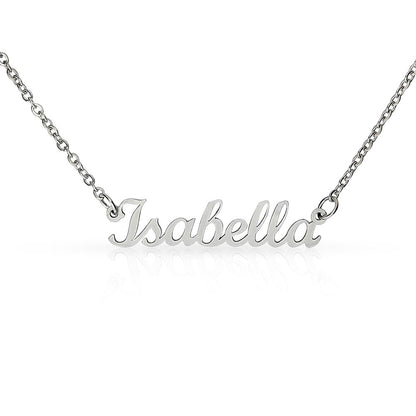 To My Loving Mom | Elegant Personalized Custom Name Necklace Gift
