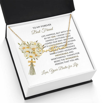 Signature Style Custom Name Necklace | To My Forever Best Friend - Personalized Necklace | Friendship Gift