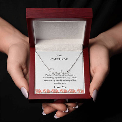 Personalized Signature Necklace | Unique Name Jewelry for Her - SOUVMOUR