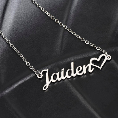 Heart Name Necklace for Dear Godmother | A Unique Gift Filled with Love | Godmother Gift