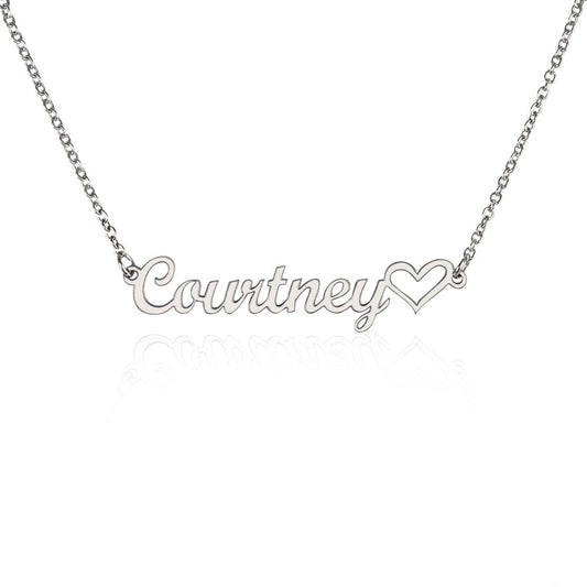 To My Dearest Mom | Personalized Custom Heart Name Necklace Keepsake
