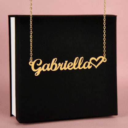 To My Dearest Mom | Personalized Custom Heart Name Necklace Keepsake