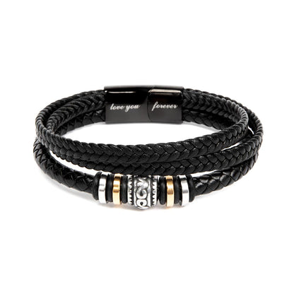 To My Man | Infinite Bracelet Gift | Romantic Keepsake for Husbands | Gift from Wife to Husband