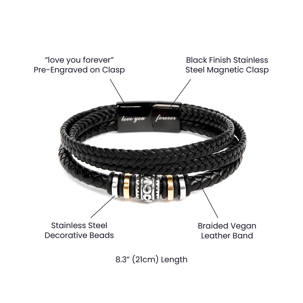 From Daughter to Dad – Elegant Bracelet Gift Showing Heartfelt Bond and Admiration