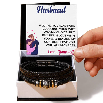 To My Awesome Husband | Infinite Bracelet | Special Gift for Any Occasion | Gift from Wife to Husband