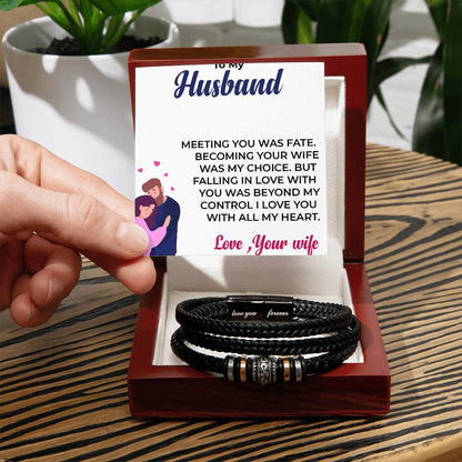To My Awesome Husband | Infinite Bracelet | Special Gift for Any Occasion | Gift from Wife to Husband