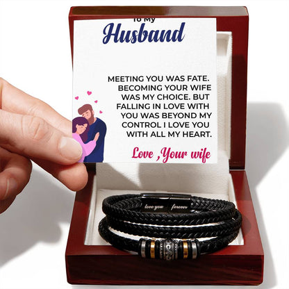 To My Awesome Husband | Infinite Bracelet | Special Gift for Any Occasion | Gift from Wife to Husband