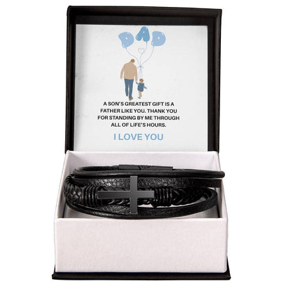 To My Dad – My First Hero, My Forever Inspiration | Bracelet Gift for Dad from Son