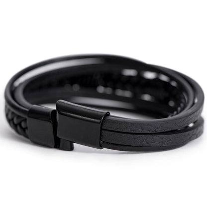 To My Lovely Boy | Cross Bracelet from Mom to Son | Perfect Gift for Birthday, Holiday, or Graduation