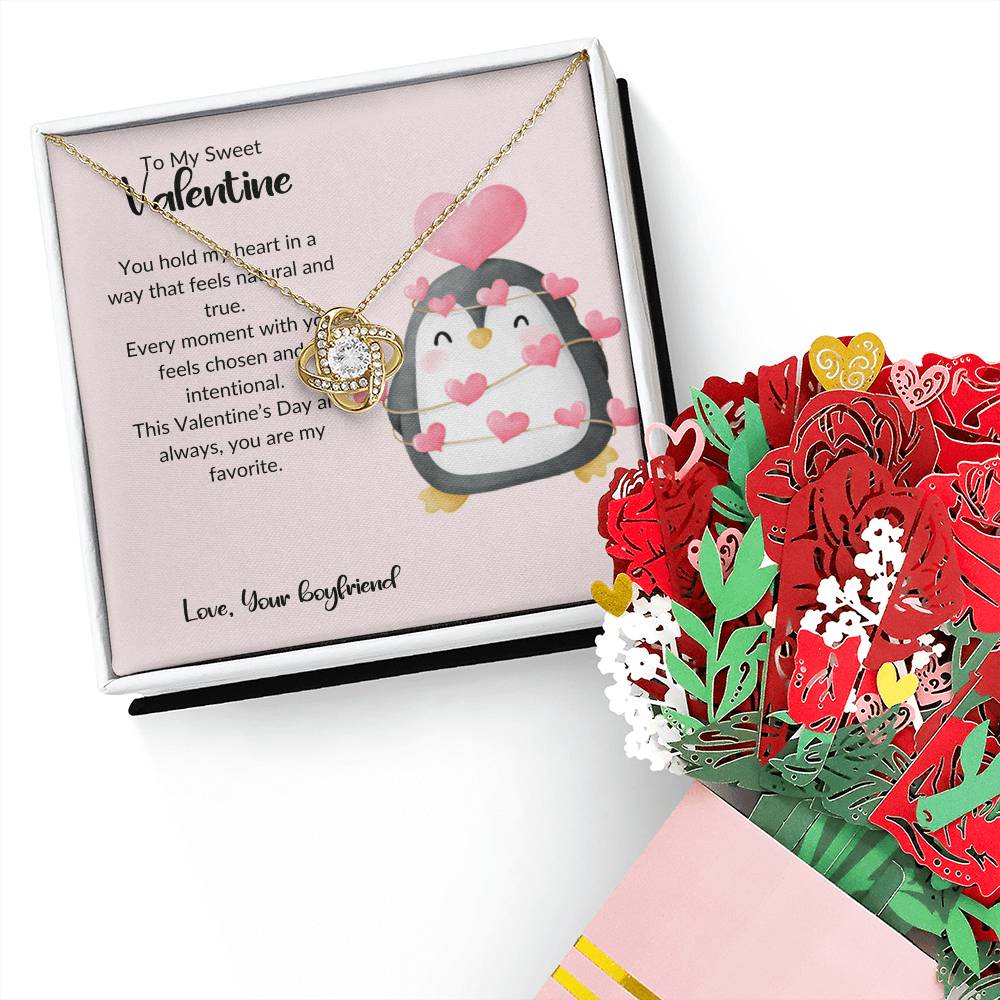Valentine’s Day Jewelry Gift for Her Love Message Included