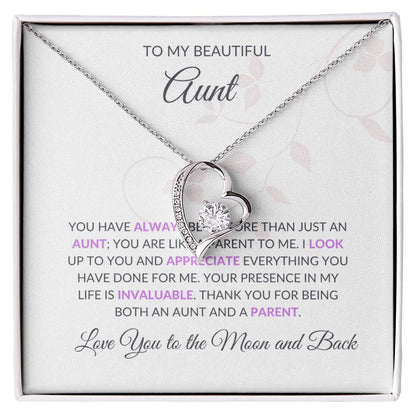To My Beautiful Aunt Necklace - SOUVMOUR