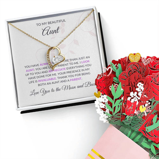 To My Beautiful Aunt Necklace - SOUVMOUR