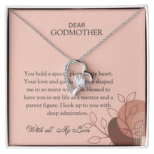 Special Gift for My Godmother, Forever Love Pendant | Godmother Necklace (Necklace Only)
