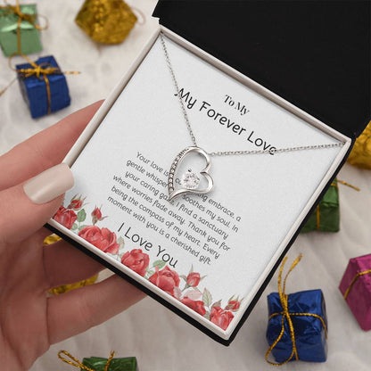 Girlfriend Forever Love Knot Necklace | Elegant Gift for Girlfriend - SOUVMOUR