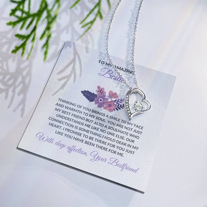 To My Amazing Best Friend - Forever Love Necklace | Gift for Best Friend