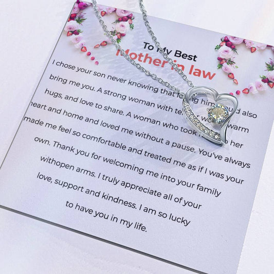 To the Best Mother-in-law | Forever Love Necklace | Mother-in-law Gift | Necklace Only