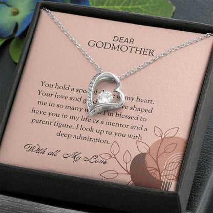 Special Gift for My Godmother, Forever Love Pendant | Godmother Necklace (Necklace Only)