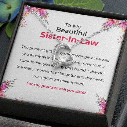 To My Beautiful Sister-in-law  Necklace |  | Sister-in-Law Necklace