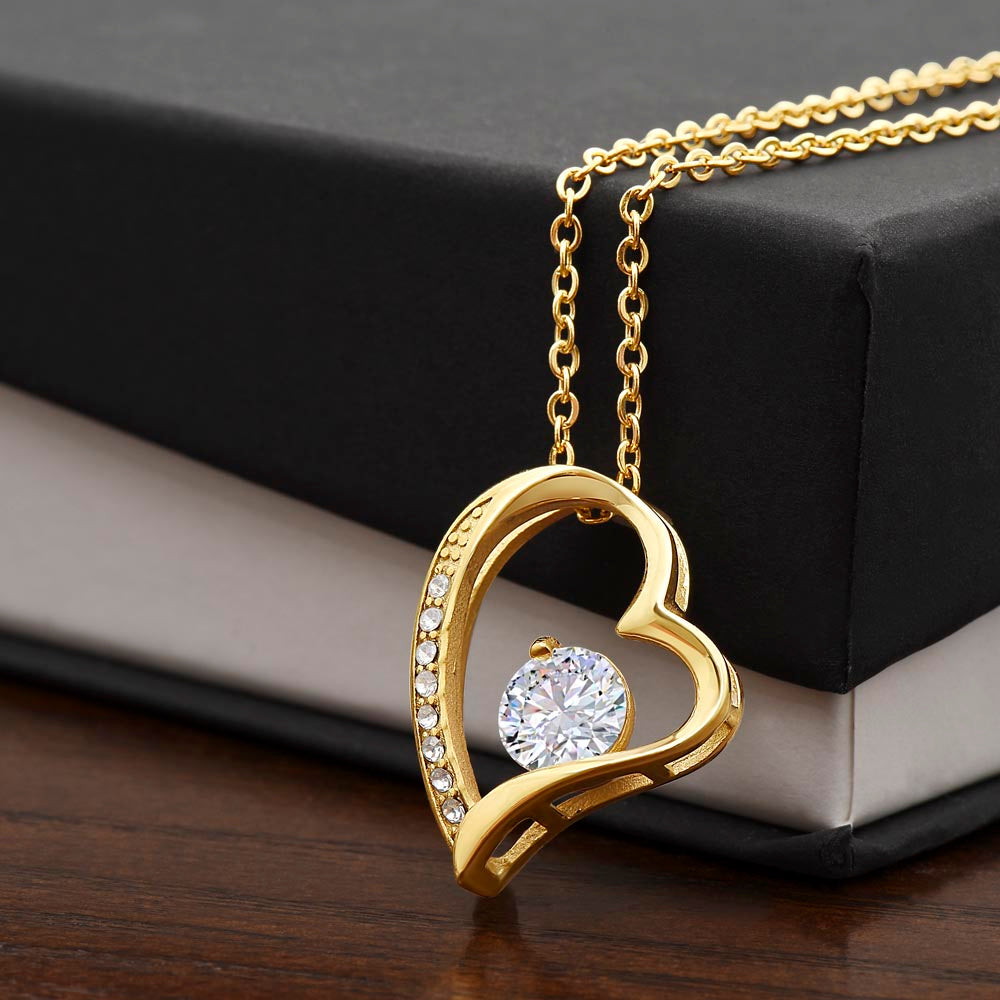 To My Little Wonder - From Aunt to Niece Forever Love Necklace - SOUVMOUR