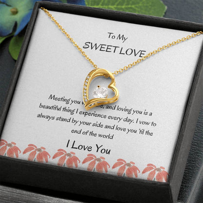 Forever Love Knot Necklace for Girlfriend | Timeless Gift for Her - SOUVMOUR
